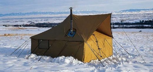 Палатка с печкой