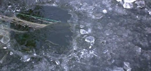 салазки для установки сети под лёд
