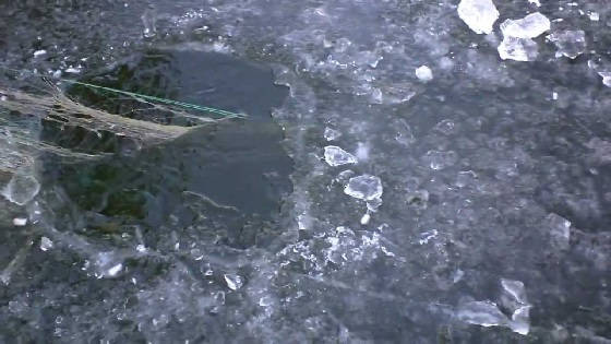 салазки для установки сети под лёд