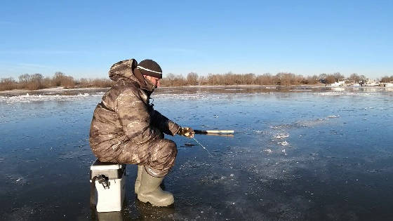 Зимняя рыбалка на ОКЕ