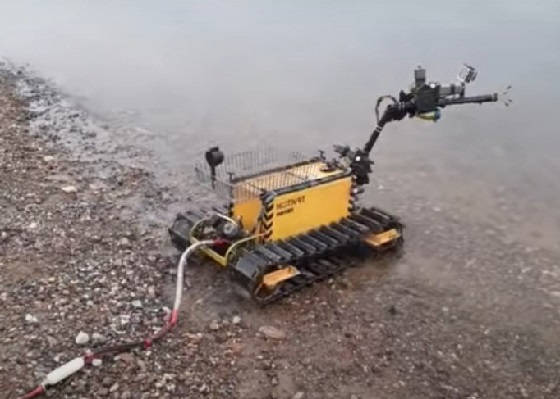 Подводный поиск самодельным роботом