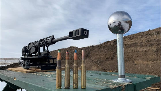 шарик от подшипника против .50 BMG