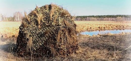 маскировка на весенней утиной охоте