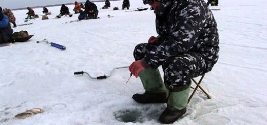 Рыбалка на Петровской зимой