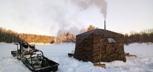 Зимняя рыбалка в палатке с домашним комфортом