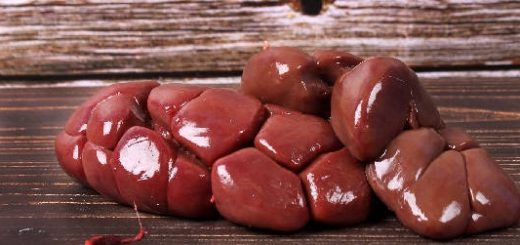 Как едят сырые почки зверя