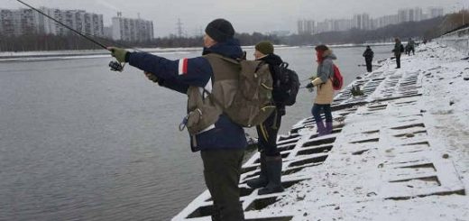 Зимний спиннинг на МОСКВЕ РЕКЕ