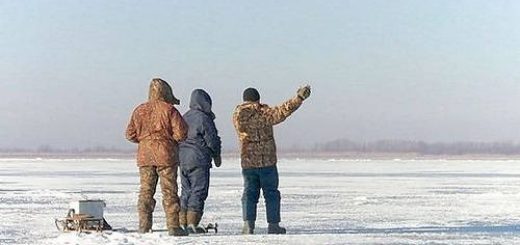 Рыбалка на Цимле зимой
