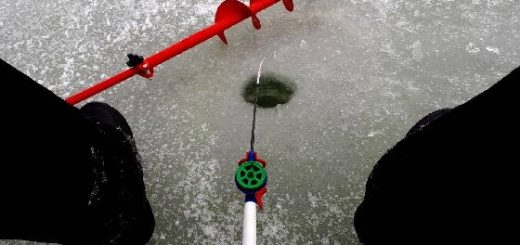 Зимняя рыбалка на мотыля