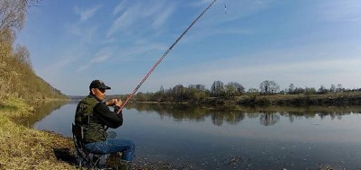 Рыбалка на ОКЕ в апреле