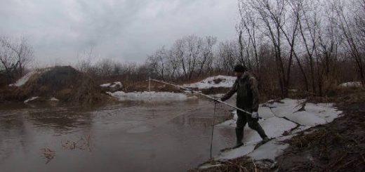 Рыбалка на паук ранней весной