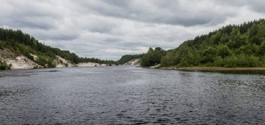 Рыбалка на реке Суна в пекло