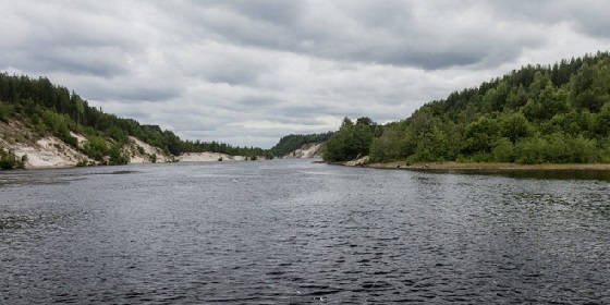 Рыбалка на реке Суна в пекло