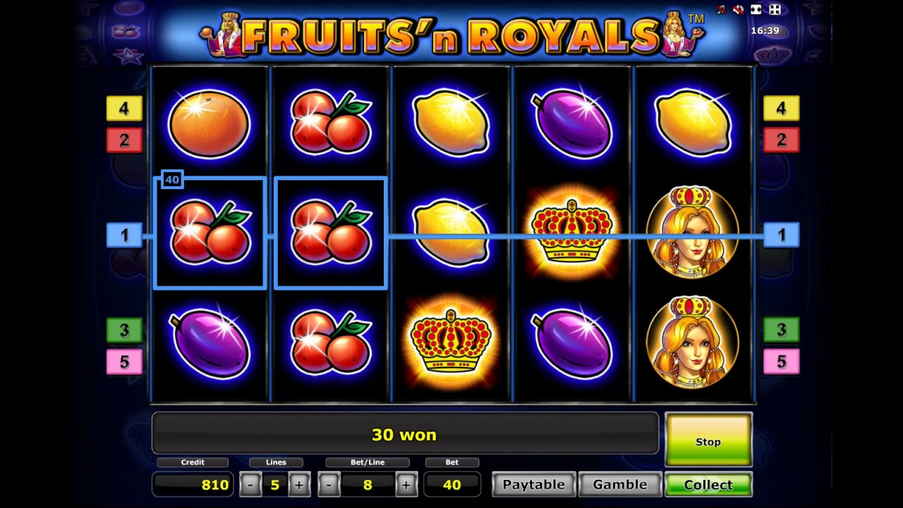 Игровой автомат Fruits and Royals