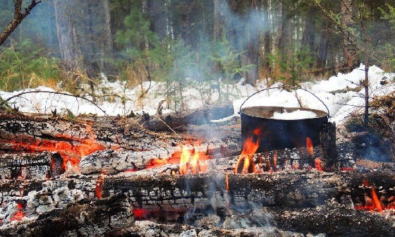 Где лучше в тайге остановиться на ночлег?