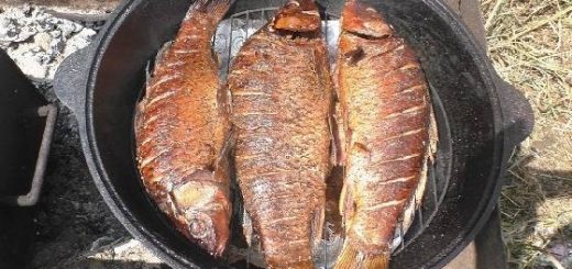 блюдо из сазана в казане