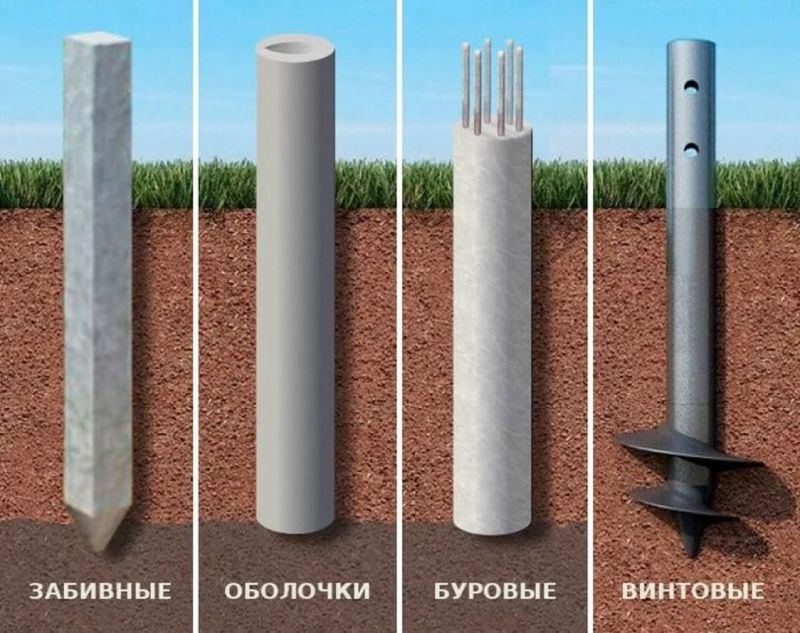 Строительные сваи