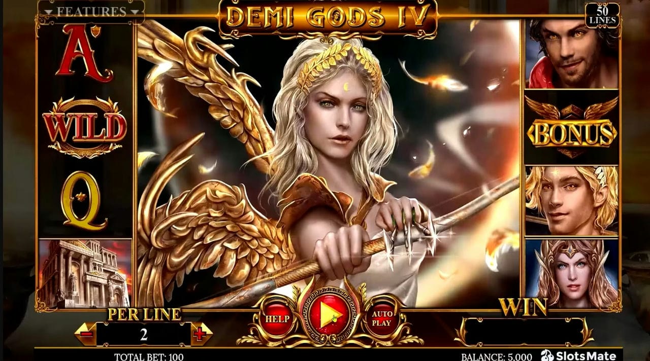 Слот Demi Gods IV в LEON casino