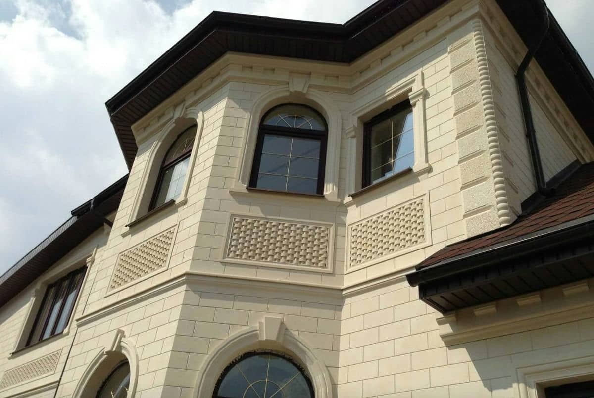 Фасад из дагестанского камня Фасад из дагестанского камня