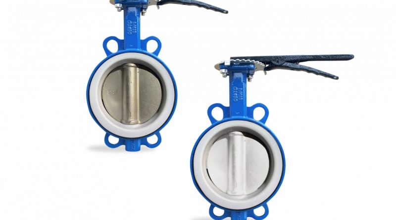 Затворы дисковые центрические с покрытием PTFE